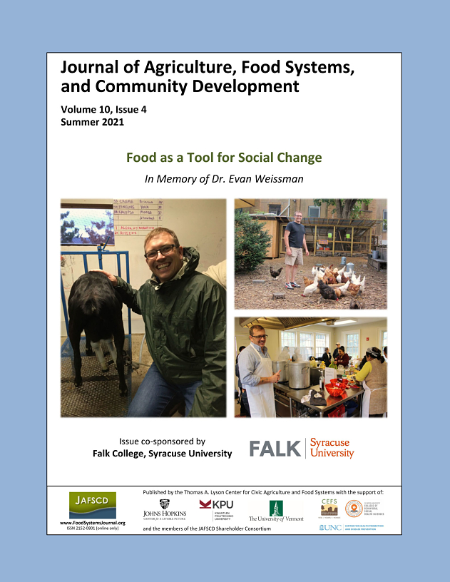 Cover of the summer issue on the topic "Food as a Tool for Social Change"