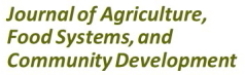 JAFSCD: Journal of Agriculture, Food Systems, and Community Development