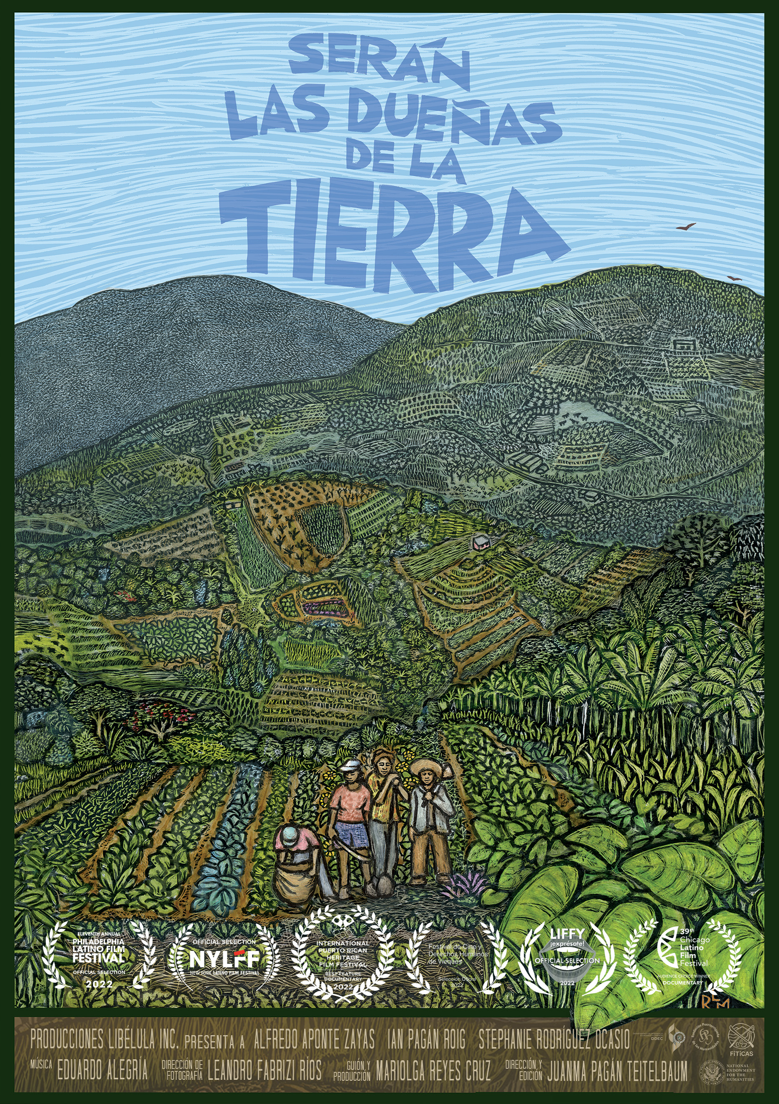 Promotional image for the film Seran las Duenas de la Tierra